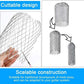 4-pack expandable metal gutter filter screens, leaf strainers, gutter and downspout guards - max