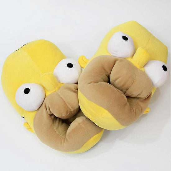 Simpson Slippers Funny Plush Warm Winter Indoor Slippers