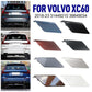 Volvo XC60 2018-2023 Towbar Cover Maple Brown ABS OEM Fit Replacement Rear Bumper Compatible