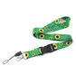 Smooth Sunflower, Stars Lanyard Black