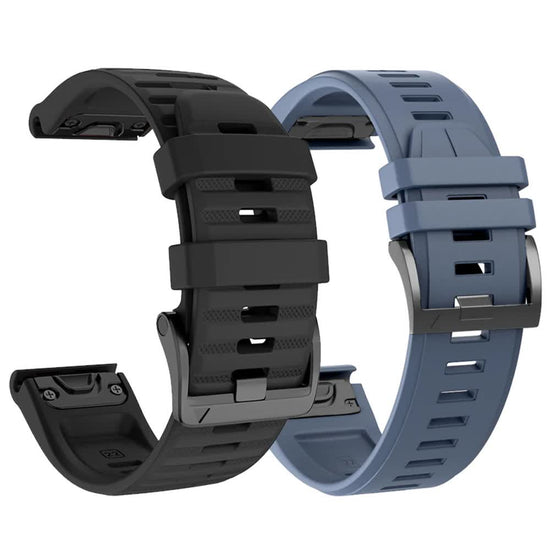 Silicone Strap for Garmin Fenix 7X 7 Pro Solar 6X 6 Sapphire 5 5X Plus 3 3HR Epix Compatible with Garmin QuickFit 22mm 26mm Army Green Watch Band