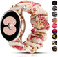 Compatible with Samsung Galaxy Watch Band 40mm 44mm 42mm Classic Scrunchies Bracelet Black Galaxy Watch 4 6