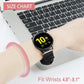 Compatible with Samsung Galaxy Watch Band 40mm 44mm 42mm Classic Scrunchies Bracelet Black Galaxy Watch 4 6
