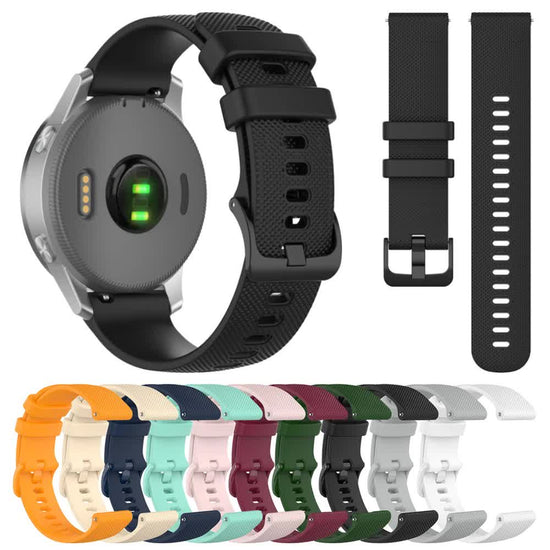 20 22mm Silicone Strap for Garmin Venu 3 Band Forerunner 265 255 245 Music Vivoactive 4 Band for Garmin Venu Sq 2 Plus Bracelet Beige 20mm