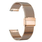 Stainless Steel Bracelet Compatible withSamsung Galaxy Watch 4 5 6 40mm 44mm Mesh Loop Bling Case Gold Set