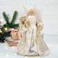Christmas Tree Angel Tops with White Feather Wings Decorative Ornaments for Holiday Decor