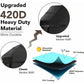 Heavy-Duty Waterproof Grill Cover with Straps and Storage Bag 145x61x117cm
