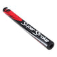 Golf Sport Super Putter Grip, Ultra Thin, Medium Thin, Thick, Black Red, 2 Pack