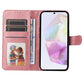 Compatible with Samsung A56 5G Compatible PU Leather Wallet Case Pink