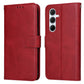 Compatible with Samsung A56 5G Wallet Case Red PU Leather Samsung
