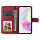 Compatible with Samsung A56 5G Wallet Case Red PU Leather Samsung