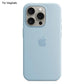 iPhone 15 Pro Case Compatible with MagSafe Liquid Silicone Back Cover Perfect Baby Blue