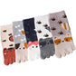 Galaxy Toe Socks for Children 5 Pairs Cartoon Animal Pattern Five Finger Socks 3-7 Years