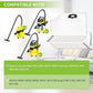 10 vacuum cleaner bags for Kärcher vacuum cleaners, compatible with wd4 wd5 wd6 mv4 mv5 mv6