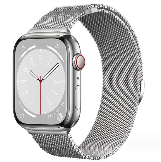 Compatible with Apple Watch Bands Apple Watch Series 9 8 7 6 5 4 SE Ultra 2, 38mm 40mm 41mm 42mm 44mm 45mm 49mm, Silver Starlight