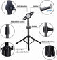 Height Adjustable 360° Rotating iPad Floor Stand Holder Mount
