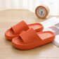 Cloud Slippers for Women and Men, Pillow House Slippers Shower Shoes Indoor Slides Bathroom Sandals, Ultimate Comfort, Lightweight, Thick Sole, Non-Slip, Easy to Clean orange（40-41）