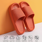 Cloud Slippers for Women and Men, Pillow House Slippers Shower Shoes Indoor Slides Bathroom Sandals, Ultimate Comfort, Lightweight, Thick Sole, Non-Slip, Easy to Clean orange（40-41）