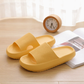 Cloud Slippers for Women and Men, Pillow House Slippers Shower Shoes Indoor Slides Bathroom Sandals, Ultimate Comfort, Lightweight, Thick Sole, Non-Slip, Easy to Clean yellow （36-37）