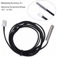 Temperature Sensor 1M High Precision Ntc 10K / B3435 Water Resistant Thermistor Cable Temperature Probe