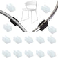 32 pcs Chair Leg Caps Tube End Caps Pads Furniture Floor Protectors U Shape Plastic Chair Caps,Chair Leg Caps Silicone