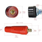 4 pcs Solder Cable Panel Connector Plug Kit 200Amp Quick Connect Socket (Dkj10-25 & Dkz10-25)