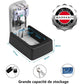 Outdoor Security Key Box, Wall Mounted Key Box With 4 Digit Code, 5 Keys Security Storage Key Holder Box, For Home