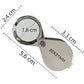 Jeweler Loupe - Magnifying Glass Loupe 30 X 21 Mm Jewelry Antiques Eyepiece Lens - 30X Pocket Loupe - Foldable Glass -