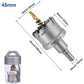 Bi-Metal Hole Saw, 45Mm Industrial Grade Stainless Steel Tct Carbide, High Speed Steel Metal Alloy Hole Saw For Metal,