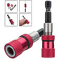 2 pcs Magnetic Bit Holder With Depth Stop 1/4 Inch Screwdriver Chuck Magnetic Drywall Socket Screwdriver Bits For Quick