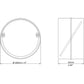Ø 100Mm Connection With Non-Return Valve ROund Ventilation Pipe Ø 100Mm