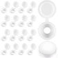 Plastic Hinged Screw Covers Fold Screw Covers Washer Flip Tops White