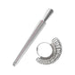 Ring Sizer 41-76 Finger Size Gauge Ring Sizer Tool With 3 Measuring Scales (Eu, Us, Uk)