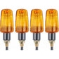 4 pcs Motorcycle Indicators Turn Signals 12V Waterproof Universal For Motorcycle Scooter Quad Cruiser Off ROad