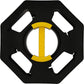 Caravan Cable Reel, Manual, Empty, For Camping And Household, Up To 25 M Of Cable, Plastic, Black And Yellow