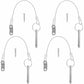 4 pcs Quick Release Pins, 6.3Mm Top Pin Diameter, 51Mm Total Length, 40Mm Effective Length With 316 Stainless Steel