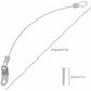 4 pcs Quick Release Pins, 6.3Mm Top Pin Diameter, 51Mm Total Length, 40Mm Effective Length With 316 Stainless Steel