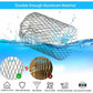 4 Flexible Aluminum Gutter Filters Diameter 8Cm Mesh Grille Stop Leaf Toad Strainer Leaf Guard Gutter Cover To Protect