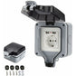 Ip66 Waterproof Socket With Usb Connections Outdoor Electrical Outlet With Cover Wall Socket Box For Garden Garage