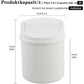 Mini Trash Can With Lid, Tabletop Trash Can, Small Plastic Trash Can, White