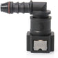 2 pcs Car Fuel Line Connector, Fuel Line Connector, 90 Degree Quick Connector, Plastic 7.89Mm Id6 Connector