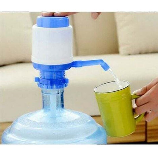 Universal Water Pump Dispenser Bottle Can 5L, 8L, 10L, 2.5L Anti-Drip, Adaptable, Manual Camping, School, Office, Home