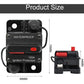Car Circuit Breaker 30A - 150A, Dc 12V - 48V Waterproof Circuit Breaker With Manual Reset For Auto Car Marine Boat Bike