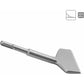 Sds Plus Flat Chisel 165Mm X 75Mm Angled Nose Chisel Professional Chisel Wide Chisel For Use In Ceramic Floor Tiles -