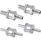 4 pcs Set Non-Return Valves 6/8/10/12Mm, Aluminum Alloy Fuel Valve With Arrow For Petrol Diesel Car Boat Motorcycle