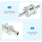 4 pcs Set Non-Return Valves 6/8/10/12Mm, Aluminum Alloy Fuel Valve With Arrow For Petrol Diesel Car Boat Motorcycle