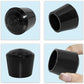 4 pcs ROund Non-Slip Synthetic Rubber Chair Leg Caps 30Mm, 3.0Cm Diameter, Black