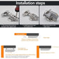 10 pcs Universal Hinge Lights Cabinet Light Warm White Color 12V 23A Battery For Kitchen Home Furniture Wardrobe