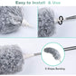 Duster, Telescopic Duster, Microfiber Duster With Stainless Steel Handle, Washable Duster Perfect For Removing Dust In