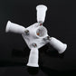 5 In 1 E27 Socket Splitter Adapter Socket Splitter Adapter Socket Converter Holder For E27 LED Bulbs